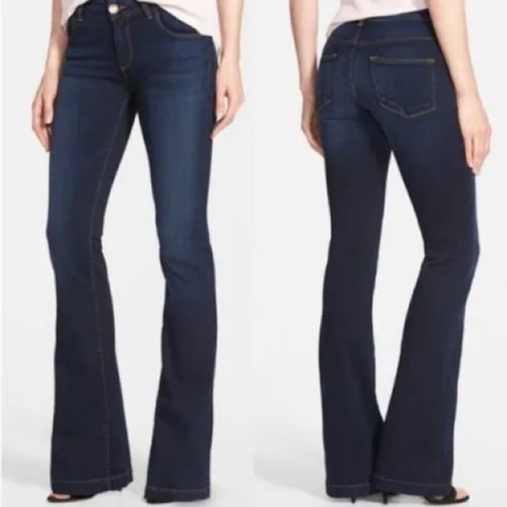 Kut From The Kloth Chrissy Flare Dark Wash Jeans - Size 6